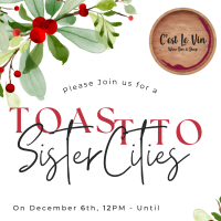 Foley Sister Cities to Host “Toast to Sister Cities” Fundraiser at C’est Le Vin