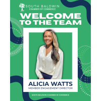South Baldwin Chamber of Commerce Welcomes Alicia Watts as Member Engagement Director
