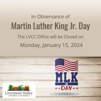 Martin Luther King Jr. Day - LVCC Office Closed
