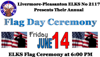 Flag Day Ceremony at ELKS Lodge