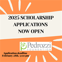 2025 Pedrozzi Scholarship Applications Now Open