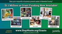 Apply by March 14: $1.1 Million in Grant Funding for Waste Prevention