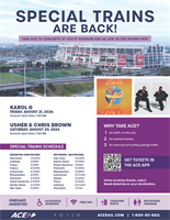 ACE to the Usher and Chris Brown Concert at Levi's Stadium!