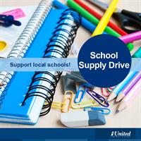 1st United Credit Union is Collecting Supplies for Local Schools