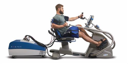 The Vasper system combines compression, liquid cooling, and interval training to drive your body's production of growth and recovery hormones.