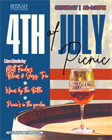 4th of July at Retzlaff Vineyards: Live Music with Matt Finders Blues & Jazz Band