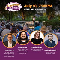 Retzlaff Vineyards - COMEDY UNCORKED: w/ Stephen B, Mean Dave, Candy Shaw and Michael Booth