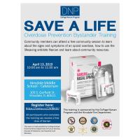 Save a Life  - Overdose Prevention Bystander Training