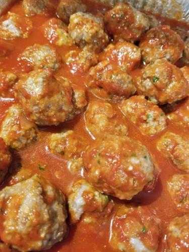 Pre-order our "now famous" Homemade Meatballs!!