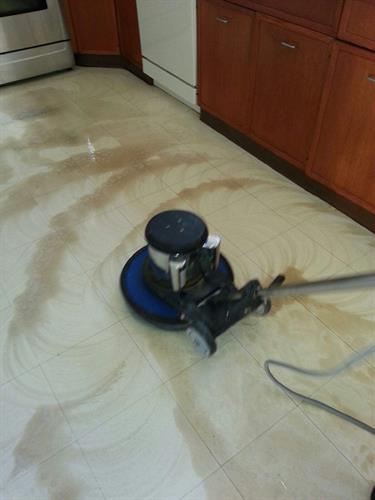 Tile cleaning 