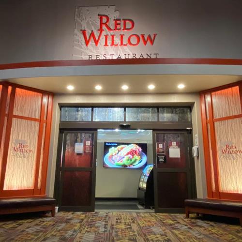 Come sit down in Red Willow for a bite to eat! 