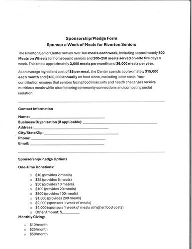 Meal Sponsorship Form (1)