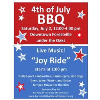 2022 - 4th of July BBQ in Downtown Forestville, CA Under the Oaks