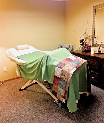 Hydralic Massage Table for Clients having difficulty getting on and off tables.