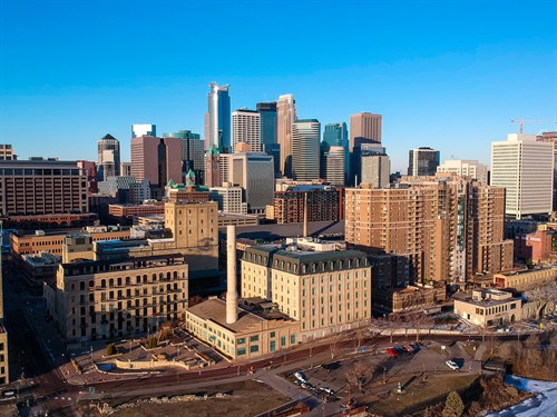 Downtown Minneapolis office in the Crown Roller Mill Building