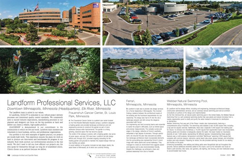 Landscape Architect Magazine Feature