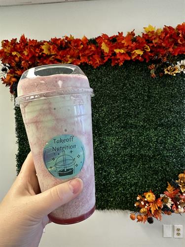 Unicorn Lava Shake (Protein shake+Caffiene)