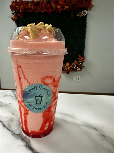 Strawberry Shortcake Protein shake