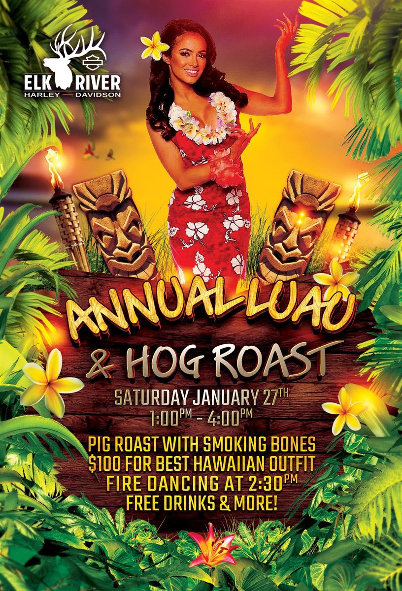 Annual Luau + Hog Roast Jan 27, 2024