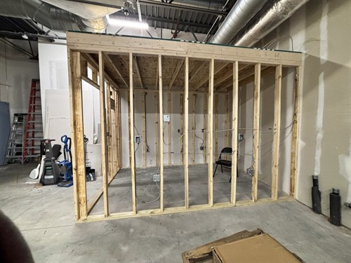 Wiring up additional office space in commercial building 