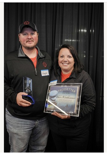 Wayne and Shilo Klinkhammer were winner 2025 Small Business of the Year for Elk River Chamber 