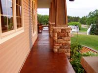 Stained Concrete Patio 