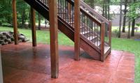 Stamped & Stained Patio