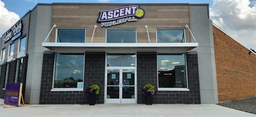 The Entrance to Ascent Pickleball