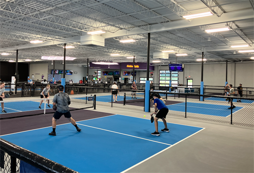 The courts at Ascent Pickleball