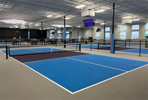 The courts at Ascent Pickleball