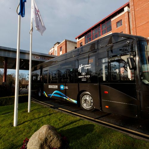 Electric Shuttle Bus at Crowne Plaza Dublin Airport