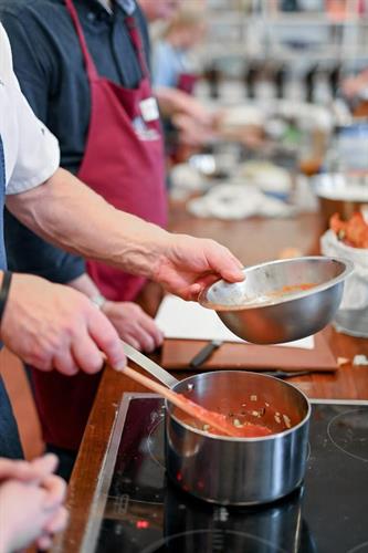 Hands-on cooking courses with Professional Chefs