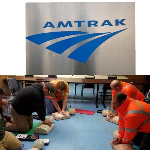 CPR training at Amtrak
