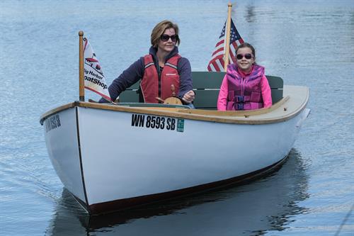 Classic Electric Launch Boat Rental A.R. Fisk  |  Shaun O'Berry Photography
