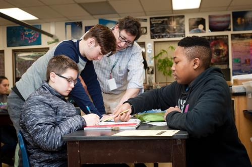 The Upper School’s four-year course of study is designed to inspire serious scholars capable of effective communication, sustained work, independent thought, and original expression—while connecting with others in a supportive community.