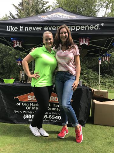 SERVPRO Marketing team at the annual Chamber golf tournament (one of our favorite events)