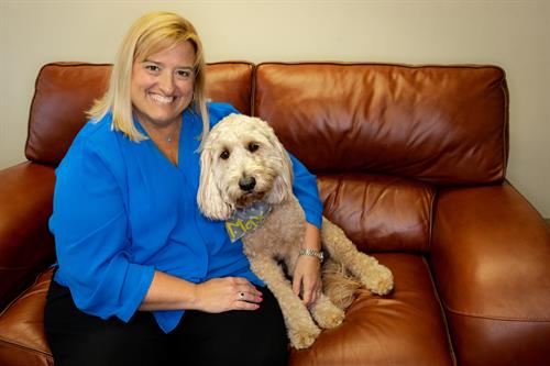 Our President Michele Chardt and CEO Max The Doodle