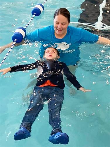 Simulating "Falling" into the Pool Fully Clothed