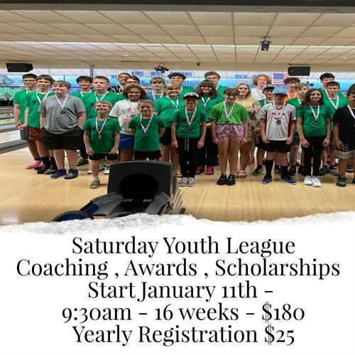 Great Youth Program with Coaching on Saturday & Scholarship Competition on Tuesday