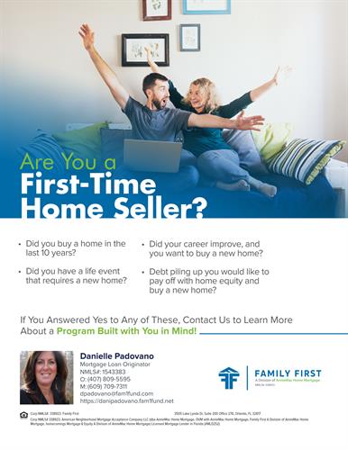 Are you a First TIme Home Seller? Call Me! 609-709-7311