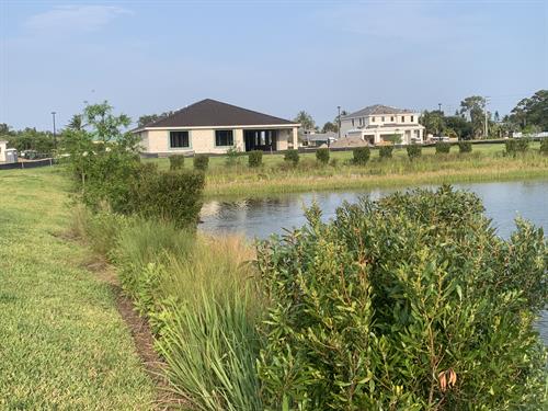 Residential development pond