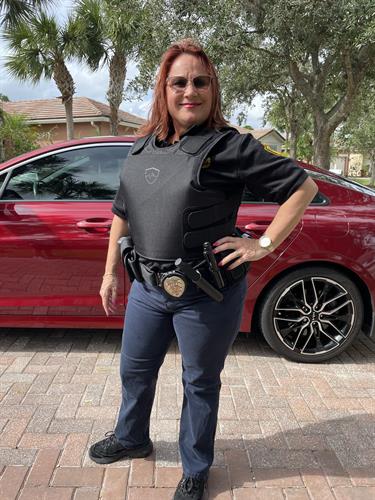 Asst Chief,heading out for armed security post
