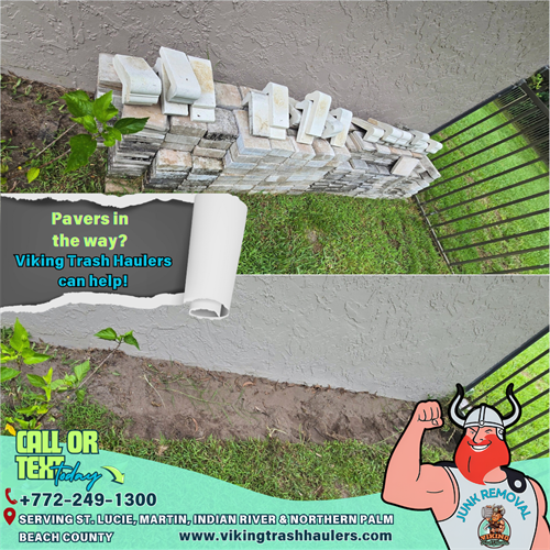 Paver, bricks, concrete removal 