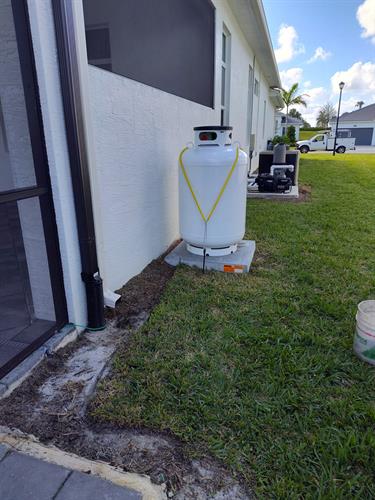 Aboveground Propane tank Installation