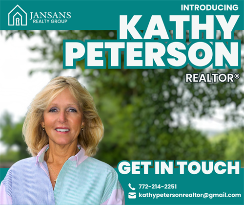A realtor for Jansans Realty Group, Kathy Peterson.