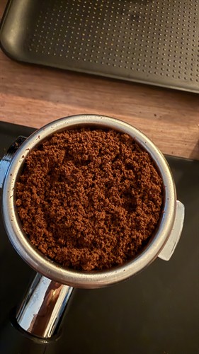 Freshly ground Beans locally roasted from Pumphouse Coffee Roasters