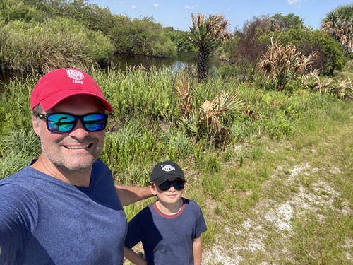 Walking the Protected Scrub Preserve