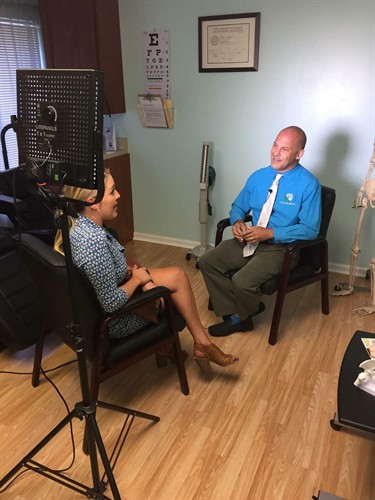 Tim Bruce interviewed by CBS 12 in Jupiter Florida at NovaGenix