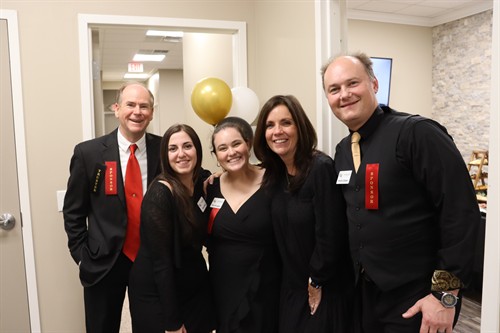 Eric, Alex, Tera, Dana, and Austin at C&W Technologies 40th Anniversary Celebration and Business After Hours