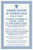 Greek Pastry and Cookie Sale